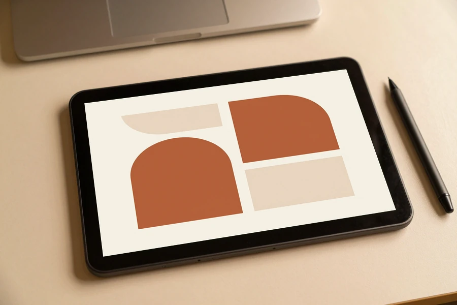 Moodboard : recherche de visuels et d’identité graphique pour un client.
